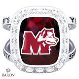 St. Mary's Huskies Renown Class Ring (Durlium, Sterling Silver, 10kt White Gold) - Design 5.1
