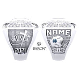 St. Benedict Saints Football 2021 Championship Ring - Design 2.4 *50% Deposit*