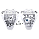St. Benedict Saints Football 2021 Championship Ring - Design 2.4