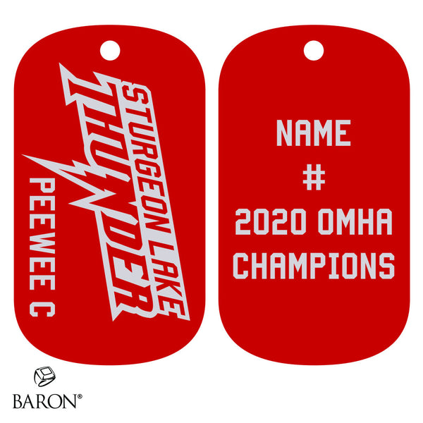 Sturgeon Lake Thunder- Peewee C Dog Tags