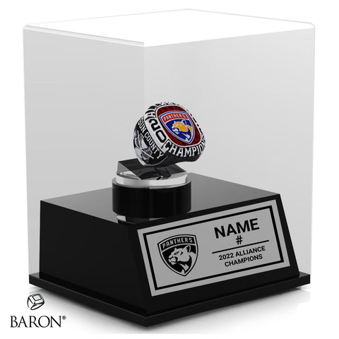 Sun County Panthers Hockey 2022 Championship Display Case