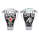 Team Alberta - Girls Hockey Ring - Design 1.4