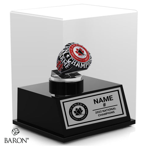 Team Canada Ball Hockey 2022-Order 2 Championship Display Case