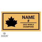 Team Canada Womens Ball Hockey Championship Display Case
