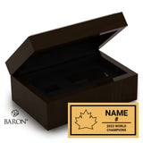 Team Canada Ball Hockey 2022 Championship Ring - Design 1.5 + Bonus Wooden Ring Box