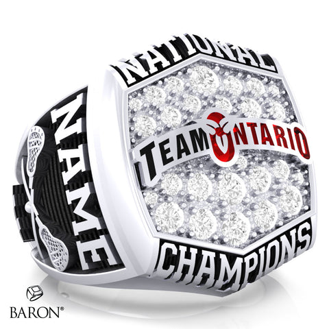 Team Ontario Lacrosse Championship Ring - Design 3.1