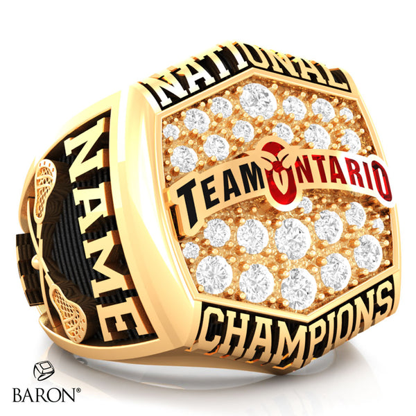 Team Ontario Lacrosse Championship Ring - Design 3.4
