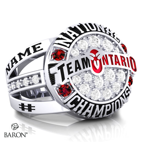 Team Ontario Lacrosse Championship Ring - Design 4.1