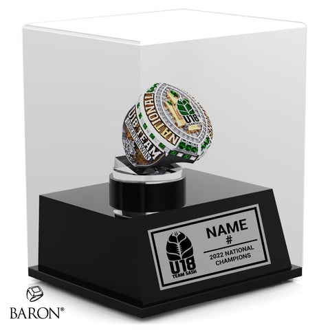 U18 Team Sask Football 2022 Championship Display Case