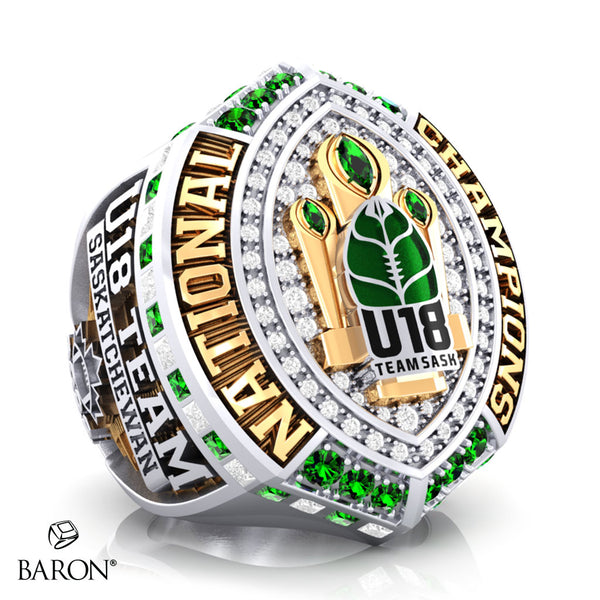U18 Team Sask Football 2022 Championship Ring - Design 3.9