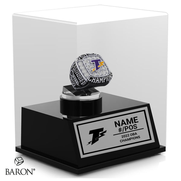 Tecumseh Thunder Senior A 2022 Championship Display Case