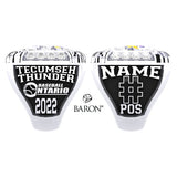 Tecumseh Thunder Senior A 2022 Championship Ring - Design 1.7