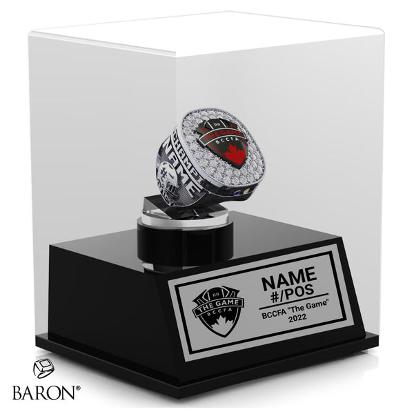 BC Fighting Irish Championship Display Case