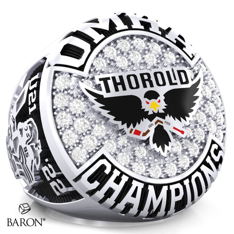 Thorold U21 OMHA Hockey 2022 Championship Ring - Design 3.1