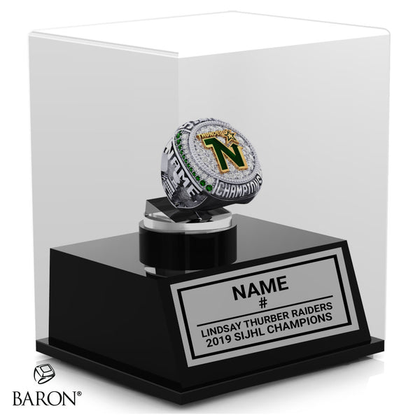 Thunder Bay North Stars Hockey 2022 Championship Display Case