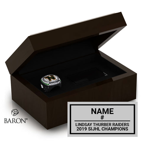 Thunder Bay North Stars Hockey 2022 Championship Ring Box