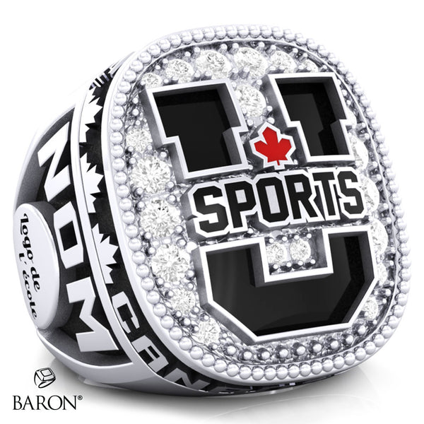 BAGUE DES ÉTOILES CANADIENNES U SPORTS - DESIGN 1.10 *bague seulement*