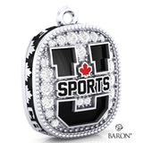 PENDENTIF DES ÉTOILES CANADIENNES U SPORTS - D 1.11 *pendentif seulement*
