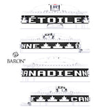 PENDENTIF DES ÉTOILES CANADIENNES U SPORTS - D 1.11 *pendentif seulement*