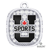 PENDENTIF DES ÉTOILES CANADIENNES U SPORTS - D 1.11 *pendentif seulement*