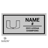 UCC Jr Boys Football 2022 Championship Ring Box