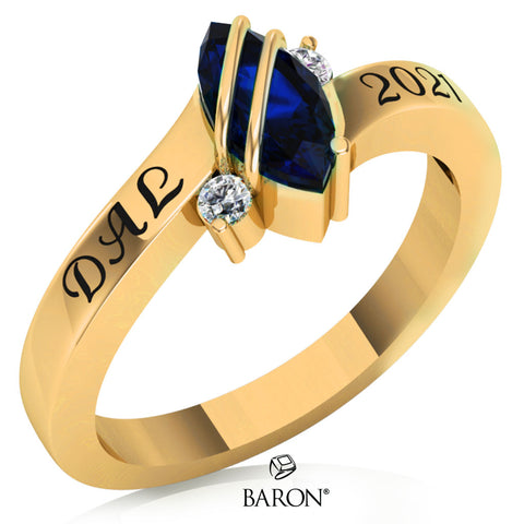 Class Ring - 3059 (Gold Durilium, 10KT White Gold)