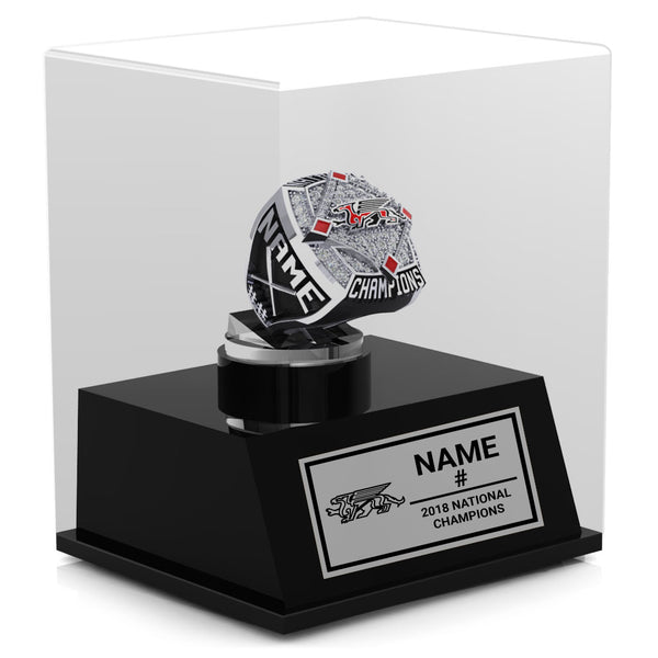 The University of Guelph Championship Display Case