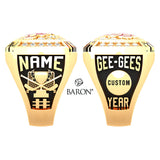 University of Ottawa Athletic Ring (Gold Durilium/ 10kt Yellow gold) - Design 2.2