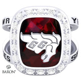 University of Ottawa Renown Class Ring (Durlium, Sterling Silver, 10kt White Gold) - Design 5.1