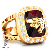 University of Ottawa Renown Class Ring (Gold Durilium, 10kt Yellow Gold) - Design 5.2