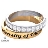 University of Ottawa Stackable Class Ring Set - 3152