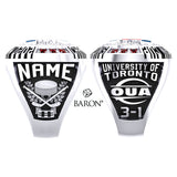University of Toronto Women's Hockey Championship Ring - Design 1.2