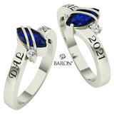 Class Ring - 3059 (Durilium, Sterling Silver, 10KT White Gold)
