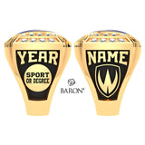 Athletic Ring (Gold Durilium/ 10kt Yellow gold)