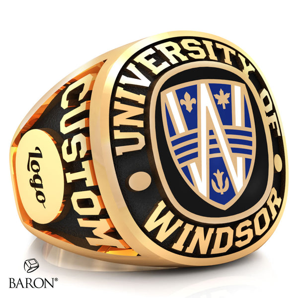 University of Windsor Exclusive Class Ring - DC01 - Design 1.4