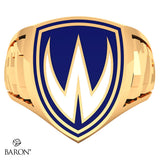 University of Windsor Athletic Shield Signet Class Ring - Design 1.2
