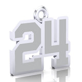 OMHA Number Charm (8mm x 10mm (per character))