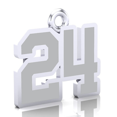 OMHA Number Charm (8mm x 10mm (per character))