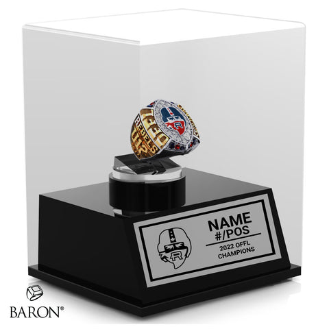 Vaughan Rebels OFFL Tier 1 2022  Championship Display Case