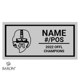 Vaughan Rebels OFFL Tier 1 2022 Championship Ring Box
