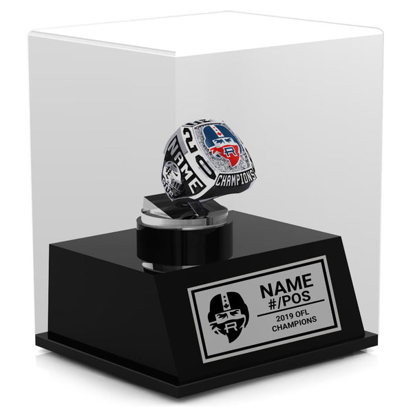 Vaughan Rebels OFL Atom Championship Display Case