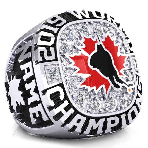 Team Canada- Ball hockey Ring - Design 2.1 (Durilium)