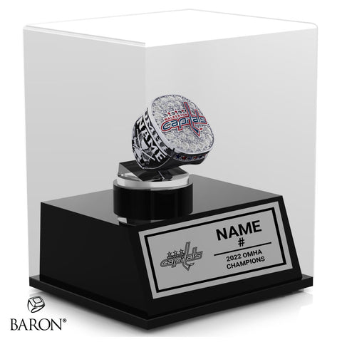 Walkerton Capitals U15 OMHA 2022 Championship Display Case