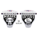 Walkerton Capitals U15 OMHA 2022 Championship Ring - Design 4.1