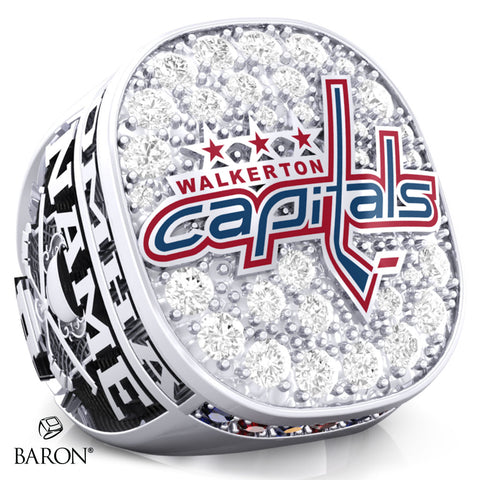 Walkerton Capitals U15 OMHA 2022 Championship Ring - Design 4.1
