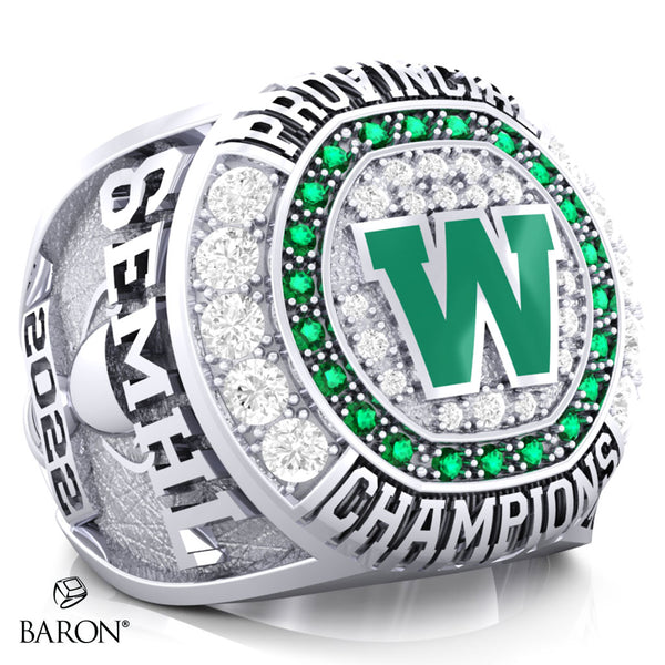 Warren Mercs Hockey 2022 Championship Ring - Design 3.2