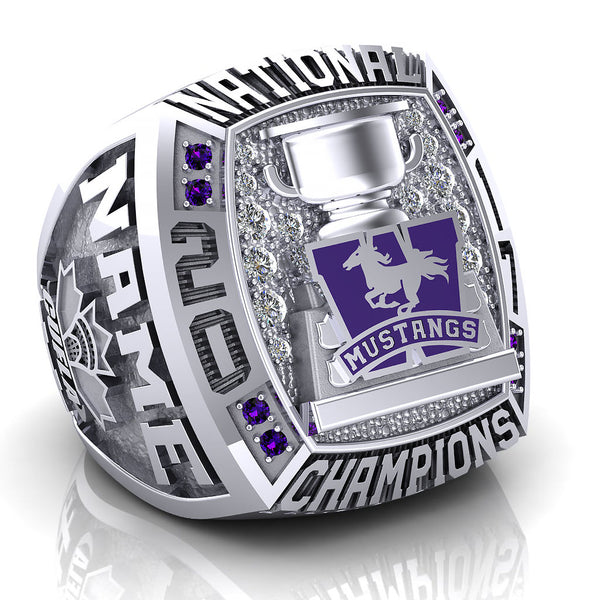 Western Mustangs Lacrosse Ring - Design 13