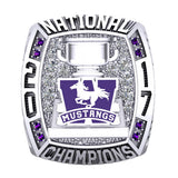 Western Mustangs Lacrosse Ring - Design 13