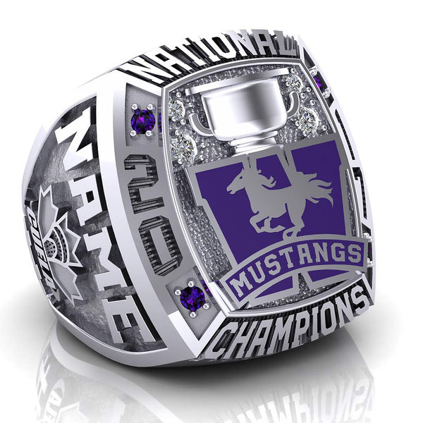 Western Mustangs Lacrosse Ring - Design 14