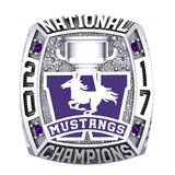 Western Mustangs Lacrosse Ring - Design 14